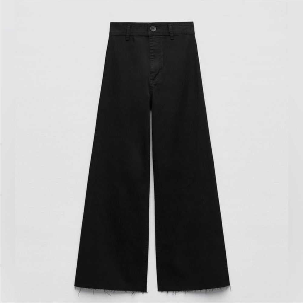 ZARA BLACK THE MARINE STRAIGHT JEANS - Picture 2 of 12